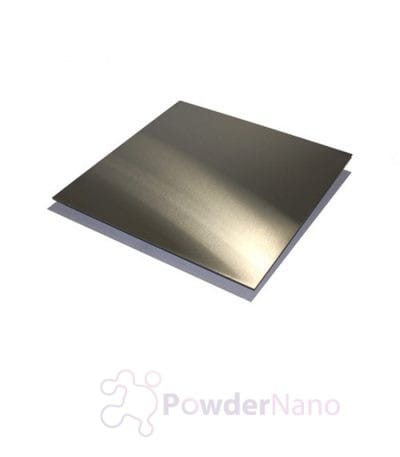 Nitinol Shape Memory Alloy Sheet, Thickness: 0,5 mm, AF: 35-40°C