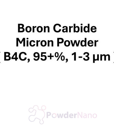 Boron Carbide Micron Powder ( B4C, 95+%, 1-3 µm )