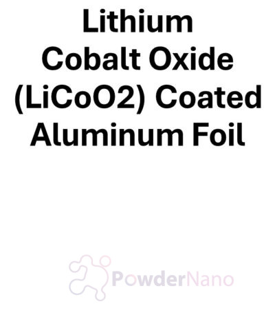 Lithium Cobalt Oxide (LiCoO2) Coated Aluminum Foil